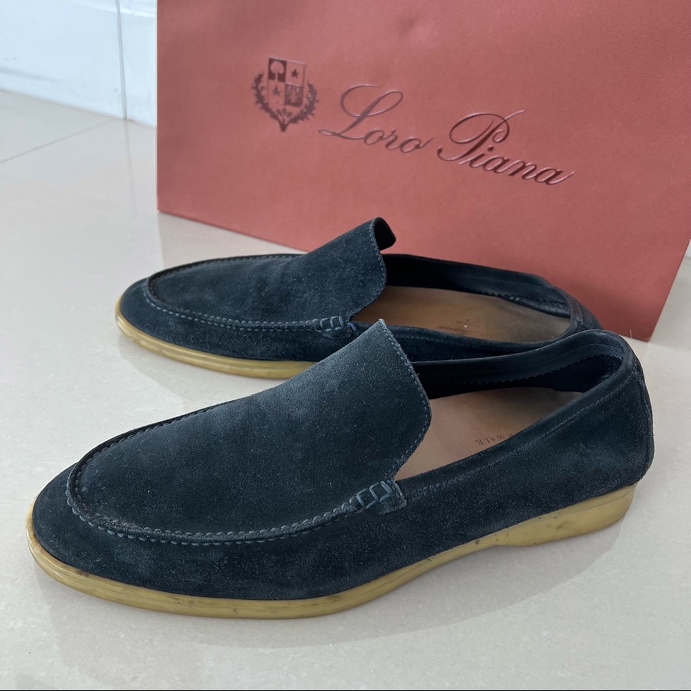 Loro Piana Men’s Summer Walk Moccasin Loafers